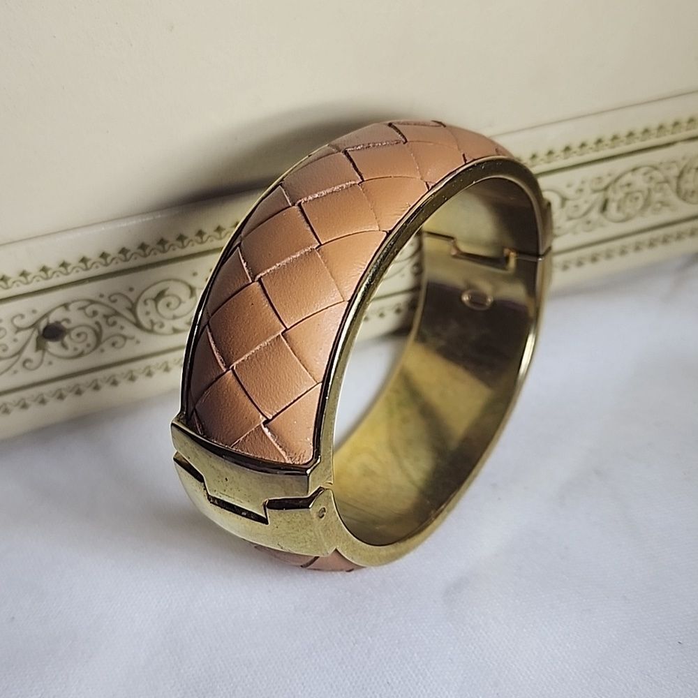 Woven Joan Rivers Bangle Hinged Bracelet